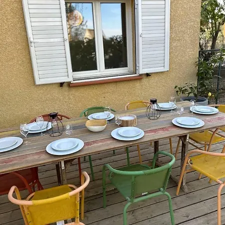 Appartement Maison Avec Piscine-climatisation-jardin *